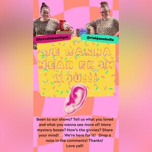 We want to hear from you!!! 🫵🩷